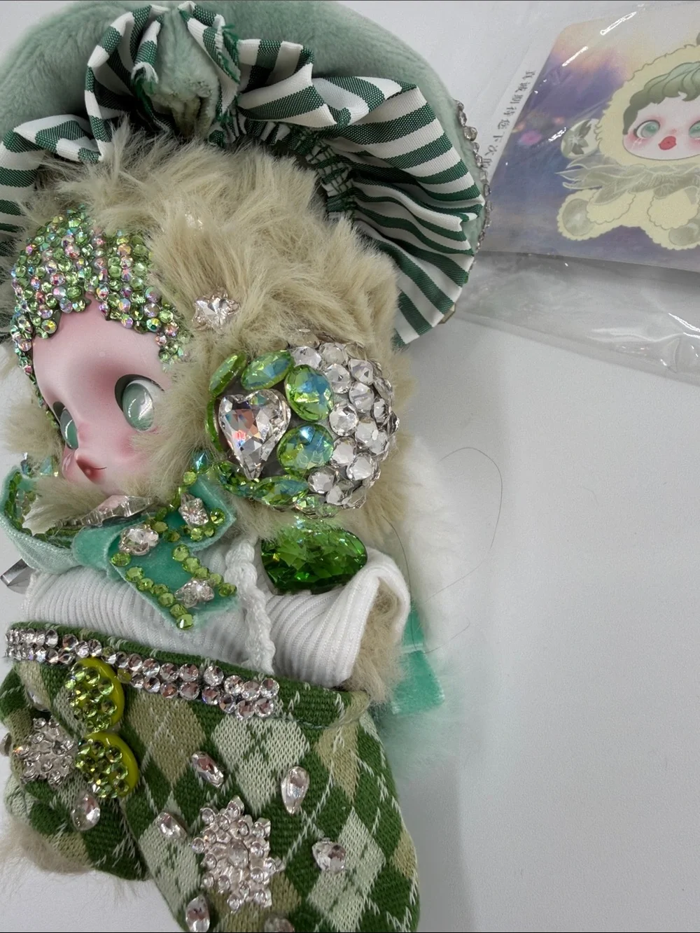 Authentic SKULLPANDA L’impressionnisme Series – Pond | OOAK Hand-Embellished